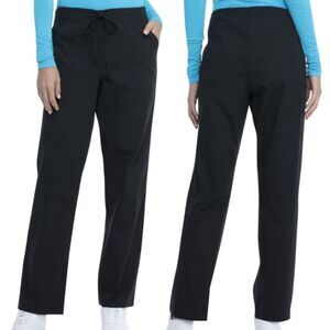 ScrubStar Women's Drawstring Pant Black‎ Size 3XL Outdoor Workwear